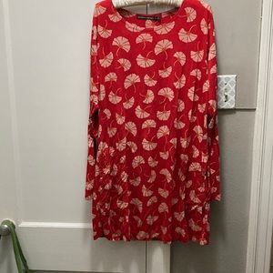 Gudrun Sjoden red tunic XL